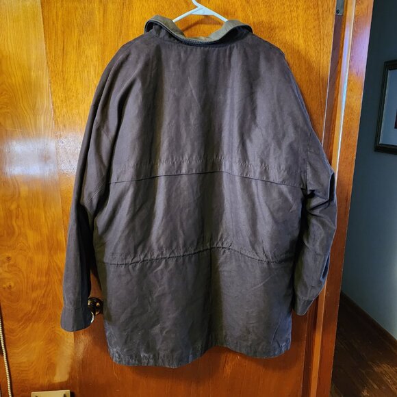 Men's Large Jos. A. Bank Brown Full Zip Overcoat Removable Liner - Picture 10 of 10